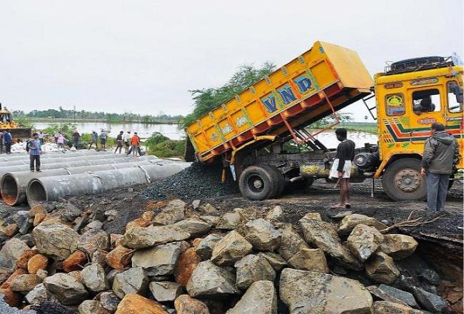 NH-5 breach repairs delayed