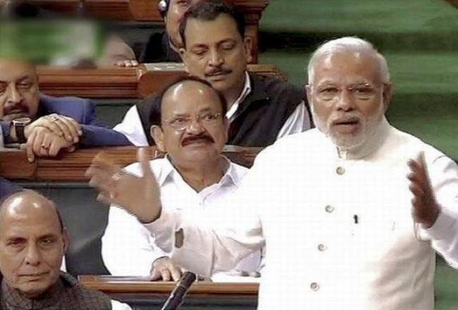 ‘India first’ only religion of government, Constitution its only scripture: Modi