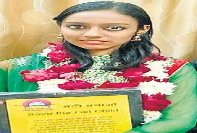 आस्था बनीं बेटी बचाओ अभियान के तहत कोटा की ब्रांड एंबेसेडर