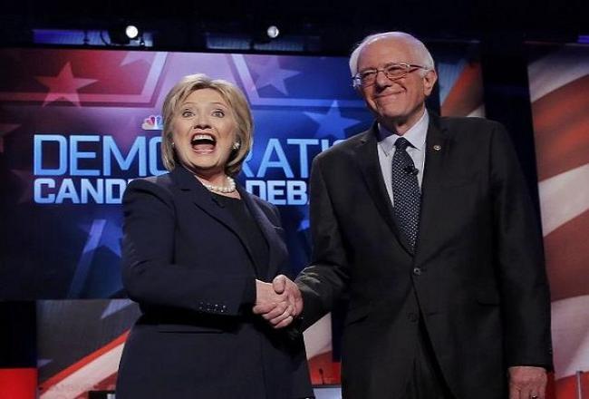 Hillary, Bernie debate who is more progressive