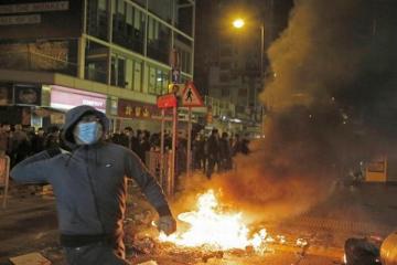 Hong Kong ‘riots’ disrupt New Year