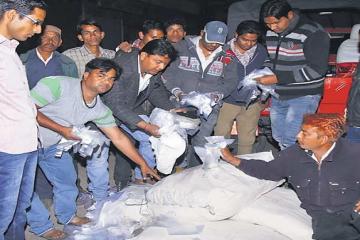 बारां जाने से पहले निगम ने ट्रांसपोर्टर से जब्त की 260 किलो पॉलीथिन