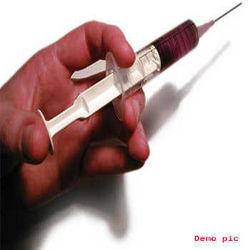 Died shortly after injecting the middle