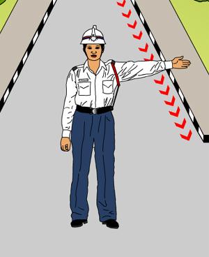 Improve traffic police behavior