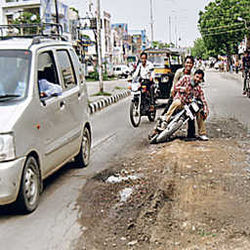 Rs 70 crore, roads worthless
