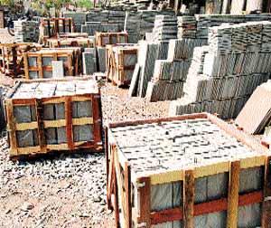 Stopped exporting stone